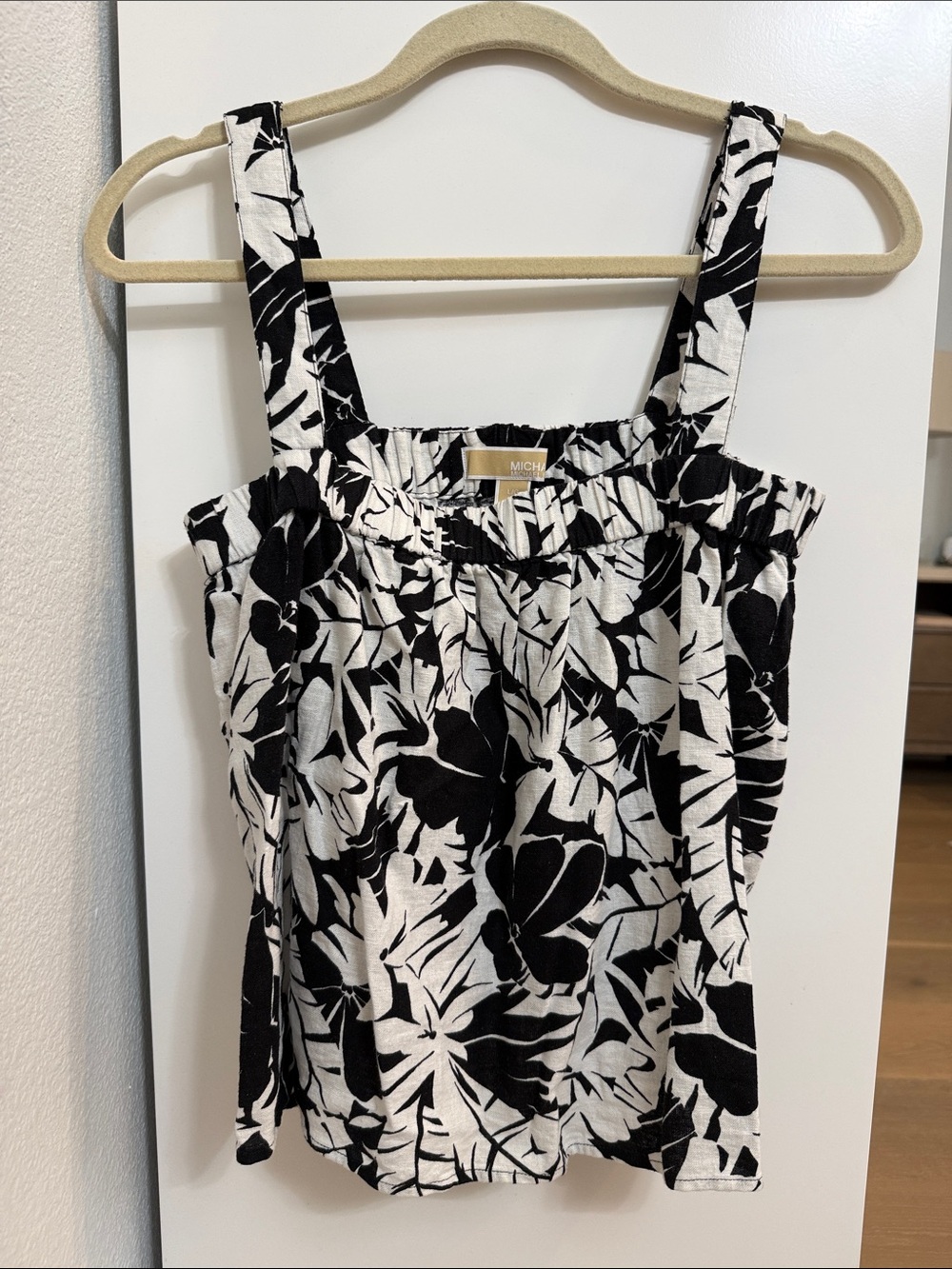 MICHAEL Michael Kors Black & White Floral Camisole